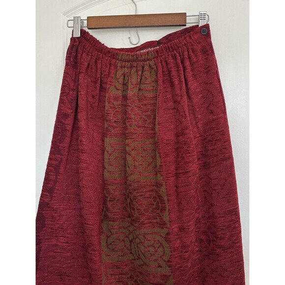 Mary Flaherty Skirt Free Sze Wool Blend Midi Dark Academia European Boho Vintage - Picture 5 of 14